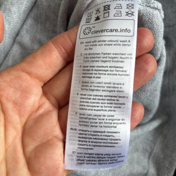 ESPRIT Sweater in Light Grey with Drop Bat Arms - Size Med but fits to Large - Picture 8 of 8